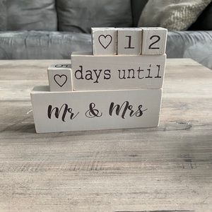 Wedding Countdown Blocks